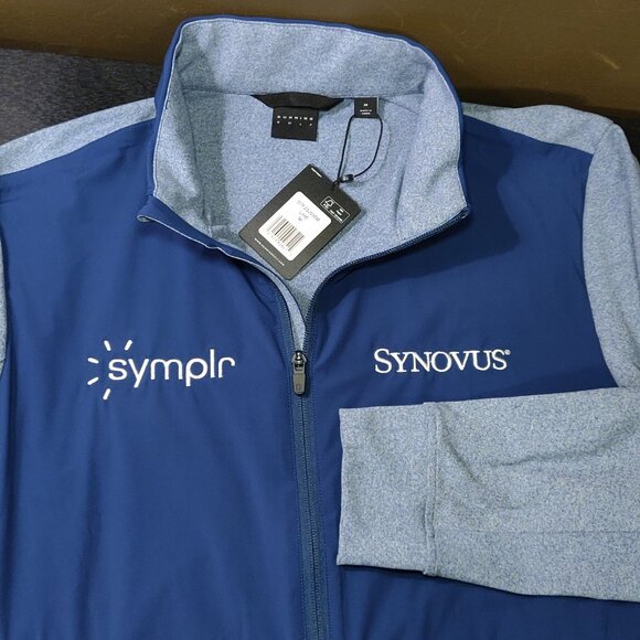 Dunning Golf Glenbeg Water-Resistant Performance Jacket Blue NEW WITH TA… - Picture 5 of 11